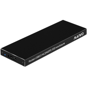 Внешний карман Maiwo для M.2 SSD (NGFF) SATA - USB 3.0 (K16N black) в Черновцах