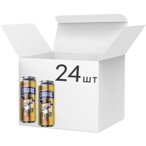 Упаковка пива Edelburg Lager світле фільтроване 5.2% 0.5 л х 24 шт (4260684190047) ТОП в Чернівцях