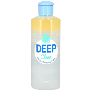 Двофазний засіб для зняття макіяжу A'pieu Deep Clean Oil In Cleansing Water 165 мл (8809581455924) краща модель в Чернівцях