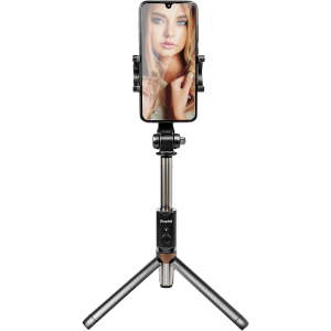 Трипод Dispho WS-18002 Selfie Stick Tripod Bluetooth Black ТОП в Чернівцях