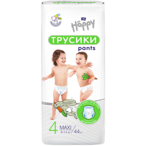 Підгузки-трусики дитячі Bella Baby Happy Maxi 8-14 кг 44 шт (5900516603236) ТОП в Чернівцях