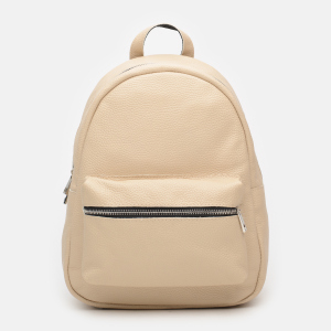 Женский рюкзак кожаный Palmera 10l655-beige Бежевый (ROZ6400034378)