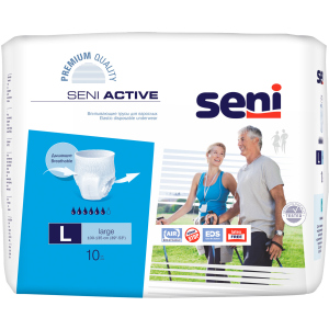 Підгузки-трусики для дорослих Seni Active Large 10 шт (5900516690915) ТОП в Чернівцях