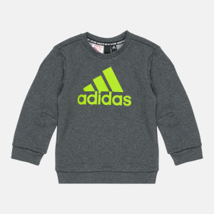 Світшот дитячий Adidas Must Haves Crew FP8935 128 см Dark Grey Heather (4062049186561) краща модель в Чернівцях