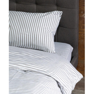 Постельный комплект U-tek Hotel Collection Cotton Stripe Cacao 30 евро (KHCSC3004) лучшая модель в Черновцах