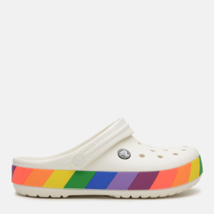 Кроксы Crocs Jibbitz Crocband Rainbow Block 206361-94S-M5/W7 37-38 22,9 см Белые (191448456891)