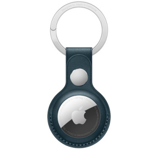 Шкіряний брелок Apple для AirTag з кільцем для ключів Baltic Blue (MHJ23ZM/A) ТОП в Чернівцях