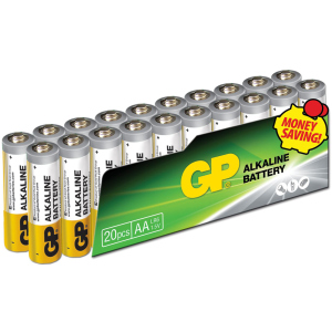 Батарейки GP SUPER ALKALINE 1.5 В 15AEPL-2VS20, LR6, AA 20 шт (4891199147470) ТОП в Чернівцях