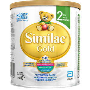 Суха молочна суміш Similac Gold 2 400 г (5391523058148) ТОП в Чернівцях