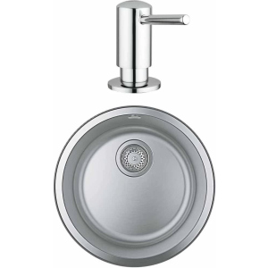 Кухонна мийка GROHE K Series K 200 31720SD0 з дозатором Contemporary 40536000 краща модель в Чернівцях