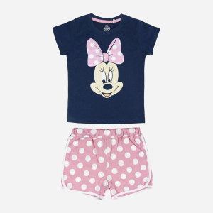 Піжама (футболка + шорти) Disney Minnie 2200003728 104 см Наві (8427934262663) ТОП в Чернівцях