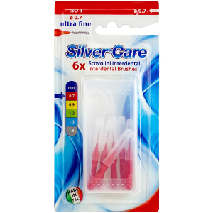 Міжзубні йоржи Silver Care 6 шт ультра-тонкі (8009315041212) краща модель в Чернівцях