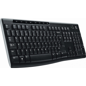 Logitech K270 Black USB Wireless (920-003757) надійний