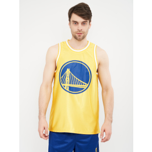 Майка Outer staff NBA EK2M1BBSQ-CURRY XL Жовта з синім (2120098602820) краща модель в Чернівцях