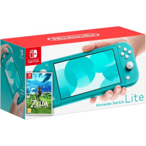 Nintendo Switch Lite Turquoise + Игра The Legend of Zelda: Breath of the Wild (русская версия) в Черновцах