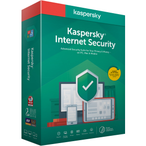 Kaspersky Internet Security 2020 для всех устройств, первоначальная установка на 1 год для 5 ПК (DVD-Box, коробочная версия) лучшая модель в Черновцах