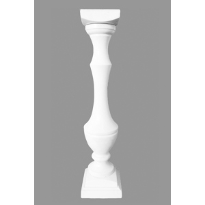 Балясина бетонна амфороподібна біла не потребує фарбування 17.5х69.5 см. краща модель в Чернівцях
