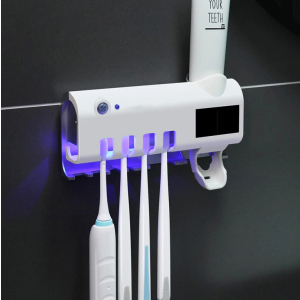 Диспенсер для зубной пасты и щеток автоматический Toothbrush Sterilizator УФ стерилизатор в Черновцах