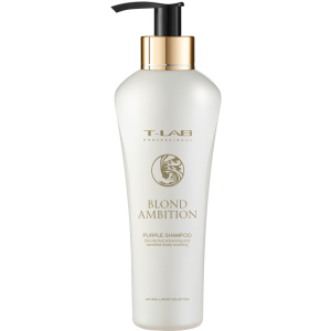 Шампунь T-LAB Professional Blond Ambition Purple Shampoo для корекції кольору та живлення волосся 300 мл (5060466660359) краща модель в Чернівцях