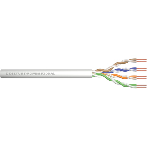 Витая пара DIGITUS CAT 5e U-UTP AWG 24/1 PVC серый 100 м (DK-1511-V-1-1) в Черновцах