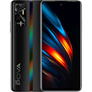 Мобильный телефон Tecno POVA 2 4/64GB Dazzle Black в Черновцах