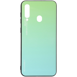 хороша модель Панель BeCover Gradient Glass для Samsung Galaxy A20s 2019 SM-A207 Green-Blue