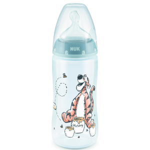 Бутылочка для кормления NUK Diswin First Choice Plus c силиконовой соской 300 мл Синяя (4008600400639) ТОП в Черновцах