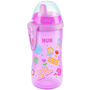 Поильник Nuk Evolution Kiddy Cup 300 мл Розовый (4008600400431) ТОП в Черновцах