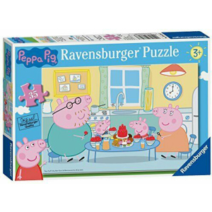 Пазл Ravensburger Свинка Пеппа та Сім'я 35 елементів (4005556086283) ТОП в Чернівцях