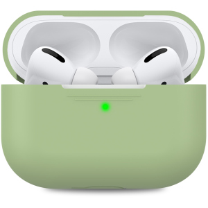 Силіконовий чохол AhaStyle для Apple AirPods Pro Green (AHA-0P300-GRN) ТОП в Чернівцях