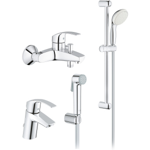 Набір змішувачів GROHE Eurosmart 27598005 (27598001+33300002+23124002) краща модель в Чернівцях