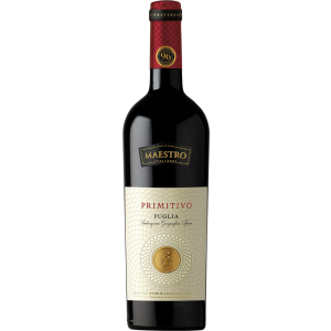 Вино Maestro "Primitivo" Puglia червоне сухе 0.75 л 13% (8008900006797) краща модель в Чернівцях