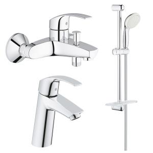 Набір змішувачів Grohe Eurosmart M-Size 123246M краща модель в Чернівцях