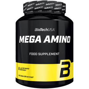 Амінокислота Biotech Mega Amino 500 таблеток (5999076238736) ТОП в Чернівцях