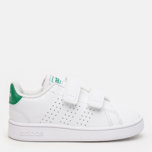 Кеды детские Adidas Advantage I EF0301 27 Ftwwht/Green/Gretwo (4061622828133) лучшая модель в Черновцах