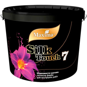 Шовковисто-матова латексна фарба "Silk Touch 7" Maxima 1.2 кг (4823083307851) в Чернівцях