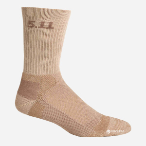 Шкарпетки тактичні 5.11 Tactical Level I 6 Sock - Regular Thickness 59047 L Coyote (2000000145488) ТОП в Чернівцях