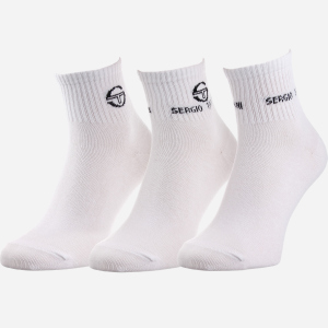 Набор носков Sergio Tacchini 93518606-1 39-42 3 пары Белый (3349600123793) лучшая модель в Черновцах