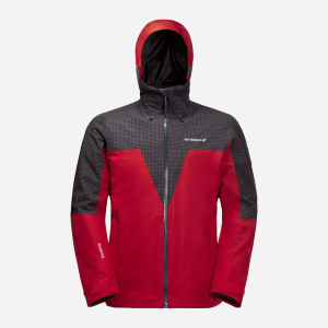 Куртка Jack Wolfskin Dna Rhapsody 3In1 M 1114721-2102 L Красный/Графитовый (4060477919607) надежный