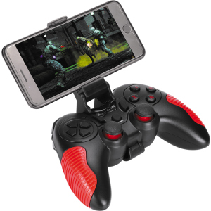 Бездротовий геймпад XTRIKE GP-45 Android/PS3/PC D-input &amp; X-input Black/Red (GP-45) в Чернівцях