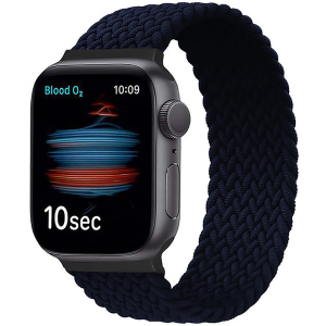 Ремешок Promate Fusion-44L для Apple Watch 42-44 мм 1/2/3/4/5/6/SE Charcoal (fusion-44l.charcoal)