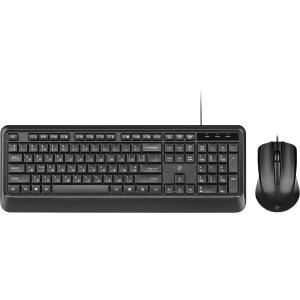 Комплект провідний 2Е MK404 USB Black (2E-MK404UB) краща модель в Чернівцях