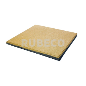 Резиновая плитка RUBECO 500*500*20мм желтая 1м2 ТОП в Черновцах