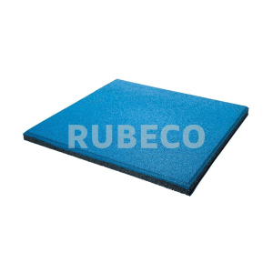 Резиновая плитка RUBECO 500*500*20мм синяя 1м2 рейтинг