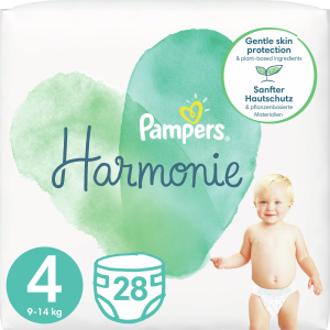 Подгузники Pampers Harmonie Размер 4 (9-14 кг) 28 шт (8006540156636) ТОП в Черновцах