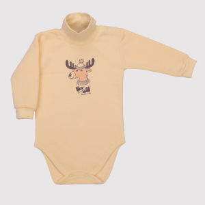 Боди-гольф утепленный Baby Veres 102-3.100-12-0715 Double Cream 86 см Желтый (2000994469973) лучшая модель в Черновцах