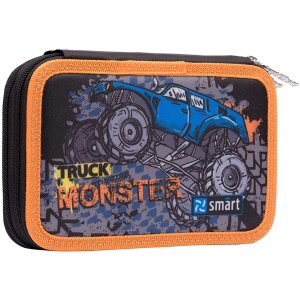 Пенал твердый Smart двойной HP-01 Monster Truck черный (532578) в Черновцах