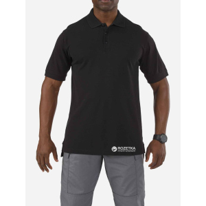 Футболка-поло тактична 5.11 Tactical Professional Polo - Short Sleeve 41060 L Black (2000000126227) ТОП в Чернівцях