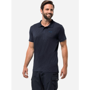 Поло Jack Wolfskin Travel Polo Men 1804542-1010 L (4055001452972) краща модель в Чернівцях