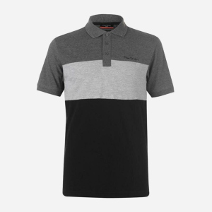 Поло Pierre Cardin 542456-03 L Black/Grey M лучшая модель в Черновцах